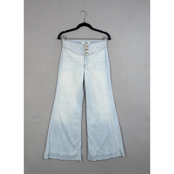 Seven for all mankind Denim - Vintage Seven For All Mankind Jeans Womens 26 Wide Leg Baggy Flare Denim USA Y2K